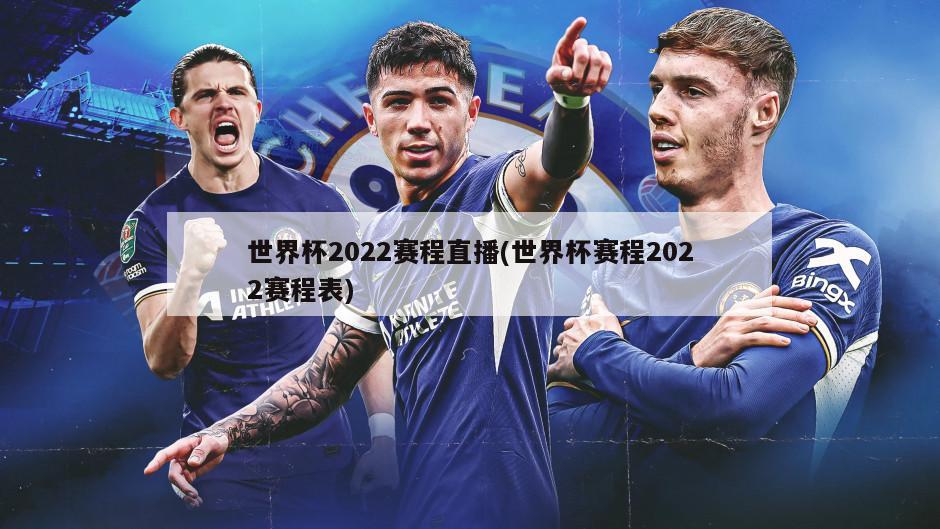 世界杯2022赛程直播(世界杯赛程2022赛程表)