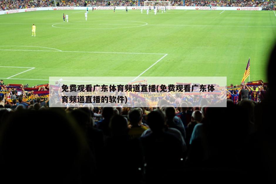 免费观看广东体育频道直播(免费观看广东体育频道直播的软件)
