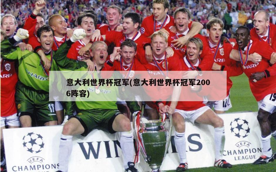 意大利世界杯冠军(意大利世界杯冠军2006阵容)